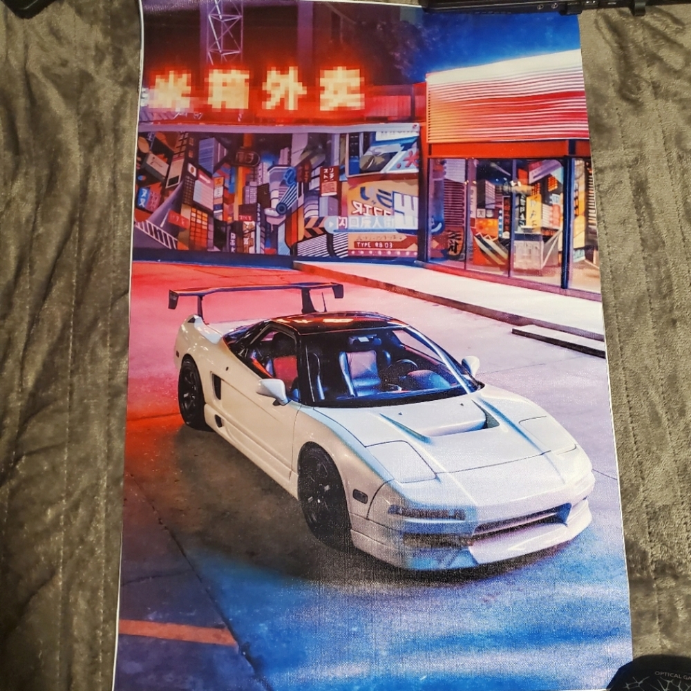 Acura NSX Canvas Print City Japan JDM Wall Art